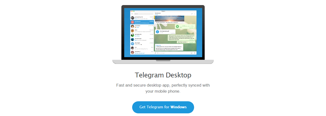 Установка telegram на Windows